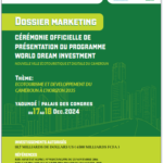 Dossier Marketing Cérémonie Officielle De Présentation Du Programme World Dream Investment_Fr